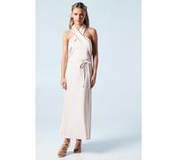 Oasis Women's Petite Cross Front Halter Neck Bridesmaid Midi Dress in Blush | Size: 14 Oasis Blush 14