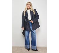 Oasis Women's Relaxed Blazer Coat in Black | Size: 14 Oasis Black 14