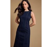 OASIS Sleeveless Denim Midaxi Dress with Seam Detail 10