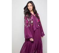 Oasis Women's Trapeze Boho Maxi Dress in Floral | Size: 10 Oasis Floral 10