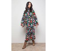 Oasis Women's Trapeze Boho Maxi Dress | Size: 14 Oasis Multicolor 14