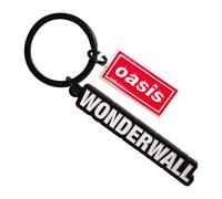 Oasis Wonderwall Logo Keyring