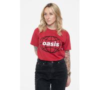 Oasis World Tour South America 1998 T Shirt In Red Red S