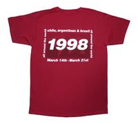 Oasis World Tour South America 1998 T Shirt L