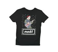 Oasis Xmas T-Shirt - 'NOËL' - Unisex - 100% Cotton - Sizes S to 5XL Black