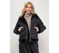 OASIS Zip Through Faux Leather Short Aviator Jacket 18
