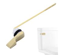 OasisFlow Universal Front Mount Toilet Handle Compatible with American Standard/Mansfield/Gerber/TOTO, Toilet Tank Flush Lever Toilet Handle Replacement Kit, Brushed Gold