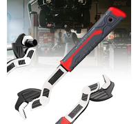 Oasisony 10" Multifunctional Self-locking Wrench Tool, Adjustable Pipe Wrench, Hardware