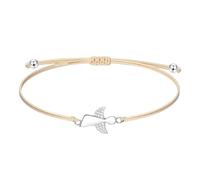 oasymala Adjustable Symbolic Bracelet for Women - Tree of Life, Angel, Four-Leaf Clover, Infinity Pendant with Crystal Accents, S, Nylon, no gemstone