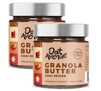 Oat Avenue Granola Butter - Vegan Spread & Protein Spread - Nut Free Peanut Butter Alternative - Gluten Free, Dairy Free, School Safe & Top 14 Allergen Free - Chai Spiced