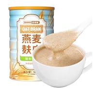 Oat bran 500g/can, cereal, instant meal substitute, nutritious breakfast, mixed coarse grains, convenient food，vegetarian diet，Porridge (1 can)