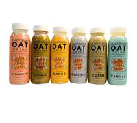 Oat Drink Plant Based Lactose Free Gluten Free No Preservatives Zero Cholesterol Dairy Free Source of Calcium Vitamins (Assorted, 6)
