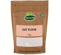 Oat Flour 1kg by Hatton Hill, Low-Carb Oat Flour with Protein & Dietary Fiber, Vegan, for Baking, Cooking & More, Non-GMO
