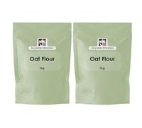 Oat Flour 2kg by Manor Springs, Low-Carb Oat Flour with Protein & Dietary Fiber, Vegan. Non-GMO, for Baking, Cooking & More