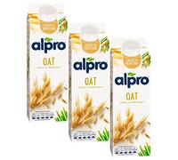 Oat Original Milk Drink Sugar Free Low Fat Vegeterian Drink 1 Litre x 3