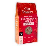 Oat Pantry Caramelised Biscuit Granola, 400g (10 Servings) | 100% Natural, Gluten Free, High in Fibre, Vegan, No Refined Sugar | Made in UK