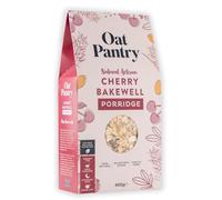 Oat Pantry Cherry Bakewell Porridge Oats, 400g (10 Servings) | 100% Natural, Gluten Free, High in Fibre, Vegan, No Refined Sugar | Made in UK