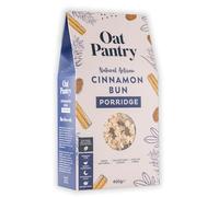 Oat Pantry Cinnamon Bun Porridge Oats, 400g (10 Servings) | 100% Natural, Gluten Free, High in Fibre, Vegan, No Refined Sugar | Made in UK