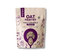 Oat Pantry Fruit Crumble Porridge Oats, 400g (10 Servings) | All Natural Ingredients, Gluten Free, High in Fibre, Vegan, No Refined Sugar | UK made