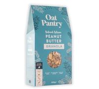 Oat Pantry Peanut Butter Granola, 400g (10 Servings) | 100% Natural, Gluten Free, High in Fibre, Vegan, No Refined Sugar | Made in UK