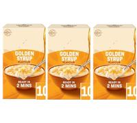 Oat So Simple Porridge Sachets Golden Syrup 03 Pack, Delicious sweet golden syrup taste that transforms your morning porridge into a comforting treat