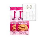 Oatcakes Bundle which Contains Nairns Fruit & Seed Oatcake 225g - Pack of 2 with Grocery List Card