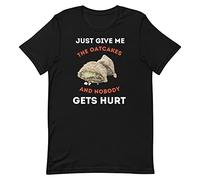 Oatcakes Fan T-Shirt: Custom Staffordshire Oatcakes Souvenir - Perfect Christmas or Birthday Gift for Stoke-on-Trent Lovers Black