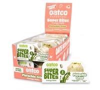Oatco Superfuel Super Bites Energy Balls, Pistachio Crisp | Natural Energy Snack, Source of Fibre, Low Sugar | As Seen on Dragon's Den | Pre-Workout & On-The-Go Snack | 10 x 2-Packs (68g)
