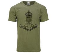 Oates & Son Green Howards T-Shirt 100% Cotton Military Green (EX Large)