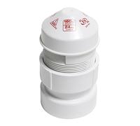 Oatey, 1.5-2", White 39016 Air Admittance Valve with Straight PVC Schedule 40 Adapter Sure-Vent 1.5 in x 2 in. 160 Branch, 24 Stack DFU Capacity