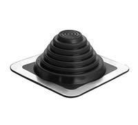 Oatey 14052 .25" 4" Master Flash 8" x 8" Base, for use with profiled Materials and can be Installed on Every Type of Roofing Surface, 1/4-Inch-4-Inch, 0.25"-5.75"
