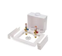 Oatey 38569 QUADTRO WMOB W/ARRESTOR, White, 8-3/4" W x 7-1/2" H x 3-5/8" D