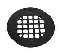 Oatey 42422 4-1/4 in. Round Snap-Tite Shower Strainer, Matte Black