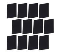 OATIPHO 100pcs Black Aluminum Metal Name Cards 0.2mm Thin DIY Engraved Blank Business Cards for Printing and Personalised Membership Use