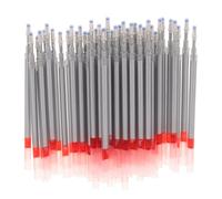 OATIPHO 100Pcs Heat Erasable Fabric Marker Pen Refills Silver High-Temperature Disappearing Sewing Pens for Quilting Textile Work and Leather Marking