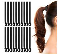 OATIPHO 100pcs Non-slip Elastic Hair Ties for Thick Hair Gentle No Damage Nylon Bands Knotted Ponytail Holders for Women and Men Secure Hold for Curly Thin and Long Styles