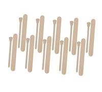 OATIPHO 100pcs Wooden Wax Spatula Wax Accessories Stick Smooth Surface and Two Different Shapes for Hair and Face DIY Craft Accessories Party Use
