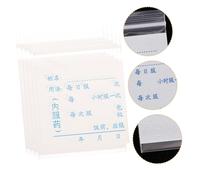 OATIPHO 100pcs Writable Medicine Bag Pill Bag Individual Medicine Packets for Pouches Plastic