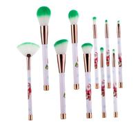 OATIPHO 10pcs Christmas Makeup Brush Synthetic Xmas Holiday Cosmetics Brush for Women Makeup Tools for Christmas Party