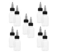 OATIPHO 10pcs Dispenser Bottles 25ml with Twist Caps, Easy to Carry and Monitor Liquid Level, for Laboratory Supplies and On-the-go Use