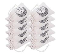 OATIPHO 10pcs Eid Sweet Bags Drawstring Festival Party Candy Pouches Portable Pouches for Jewelry Gifts Wrapping