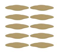 OATIPHO 10pcs Green Blank Small Tummy Patches 15x20cm for Navel Accessory Use, Portable Obesity Group Supply Labels for Home and Office