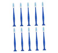 OATIPHO 10pcs Institutional Toothbrush with Soft Bristles Short Handle Grip Design for Gum Care Self Harm Prevention for Prison and Healthcare Use Durable and Safe Materials
