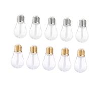OATIPHO 10pcs Mini Lip Gloss Tubes Bulb Shaped Lip Balm Containers with Caps Portable Refillable Lipstick for Travel and Daily Use