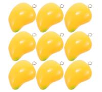 OATIPHO 10pcs Small 3d Mango Charms Diy Pendant Jewelry Making Accessories for Crafts Hobbyists Arts and Crafts Supplies