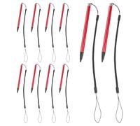 OATIPHO 10PCS Stylus Pen with Coiled Anti-lost Spring Rope Responsive Capacitive and Resistive Touchscreen Stylus for Tablets Phones Digital Drawing and Writing Accessories