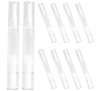 OATIPHO 10Pcs Transparent Cosmetic Dispenser Tubes Refillable Twisting Pens for Lip Gloss Nail Oil Perfume Essential Oils Portable Lightweight Travel Containers