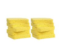 OATIPHO 10pcs Yellow Wood Pulp Cellulose Sponges for Tableware Cleaning with Strong Cleaning Power and Good Water Absorption Rectangular Dishwashing Sponges for Home Furniture and Kitchen