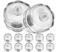 OATIPHO 12 Pcs Battery-Operated LED Tea Lights, Color-Changing Flickering Tealight Candles with 7 Colors Including Green, Yellow, Blue, Pink, White, Suitable for Weddings and Parties