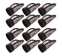 OATIPHO 12pcs Brown Elastic Wig Nets for Wigs Hair Nets Cover with Stretchy Comfort Fit Cloth Material Invisible Appearance for Styling Session and Everyday Activities